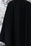 Mutedance 24 Autumn and Winter Collarless Buttoned Belt Long Coat MD-MD24FW20-DARK MD24FW19 MD24FW20